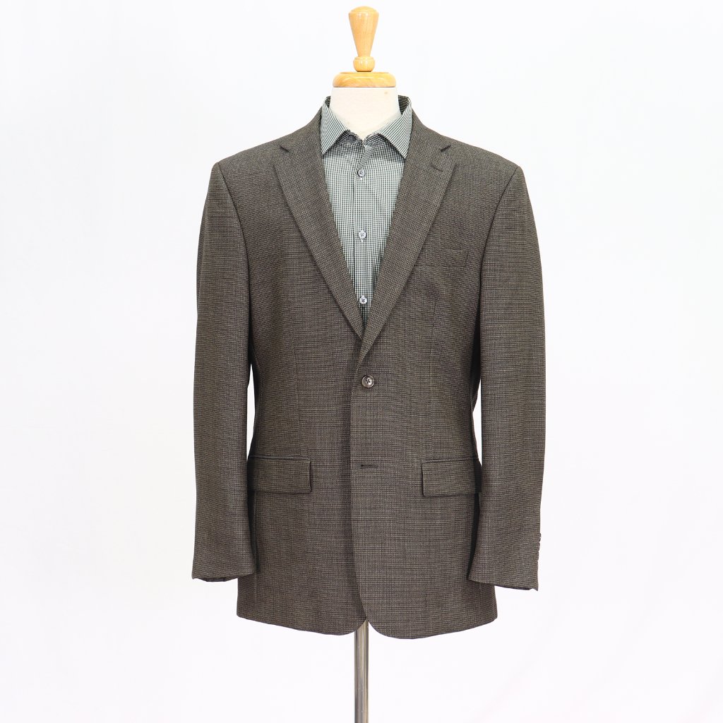Jos. A. Bank 42l Gray Solid 2-Button Sport Coat Blazer Jacket T292